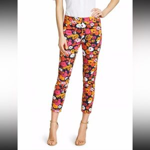 Draper James Size 6 Darlin’ Daisy Knoxville Pants Navy/Pink/Orange/White Floral
